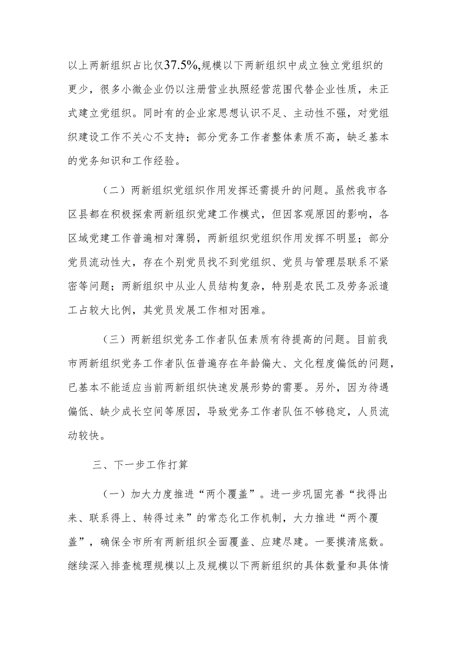 社会工作部2024年两新企业党建工作情况总结及下一步工作计划范文.docx_第3页
