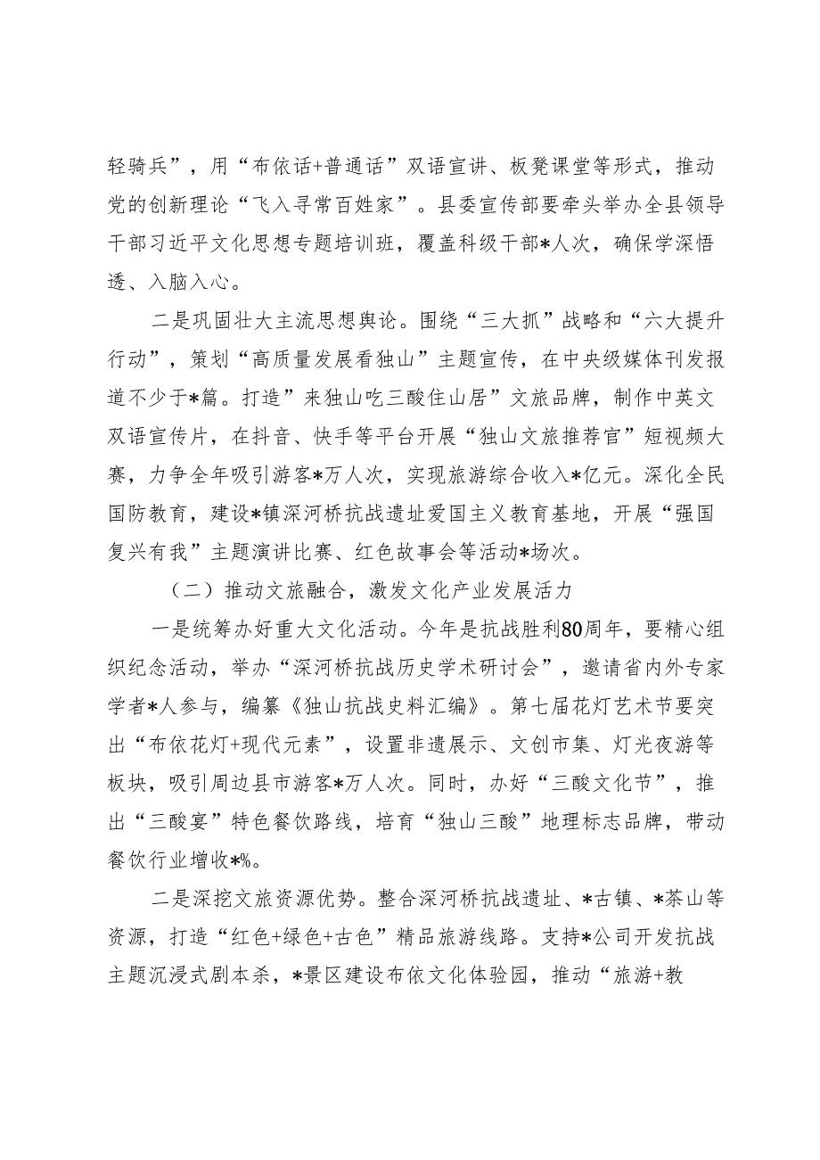 在县委宣传思想文化工作领导小组2025年第一次会议上的讲话.docx_第3页