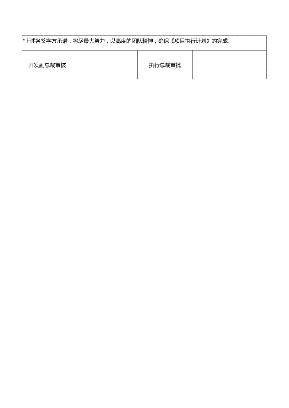 某某地产企业业务项目执行计划会签表.docx_第2页