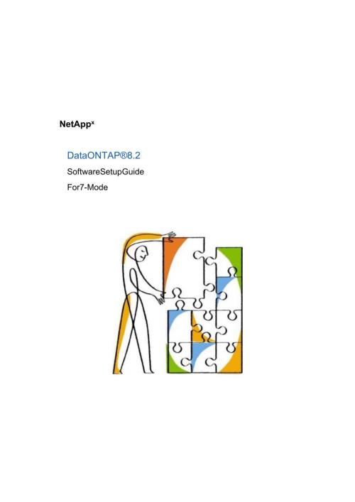 Net 装机维护 DataONTAP82SoftwareSetupGuidefor7Mode.docx