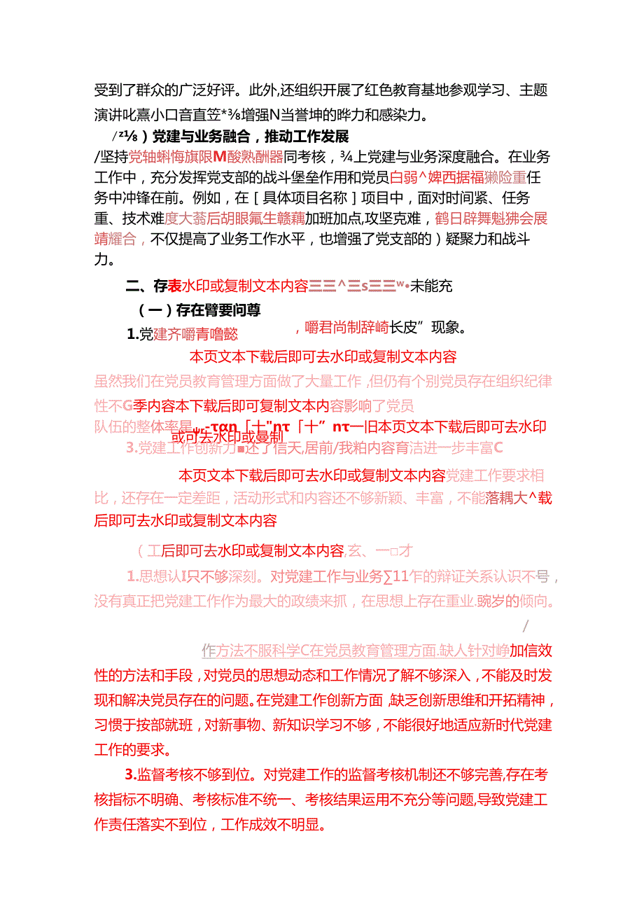 2024年XX党支部书记抓基层党建述职报告.docx_第3页