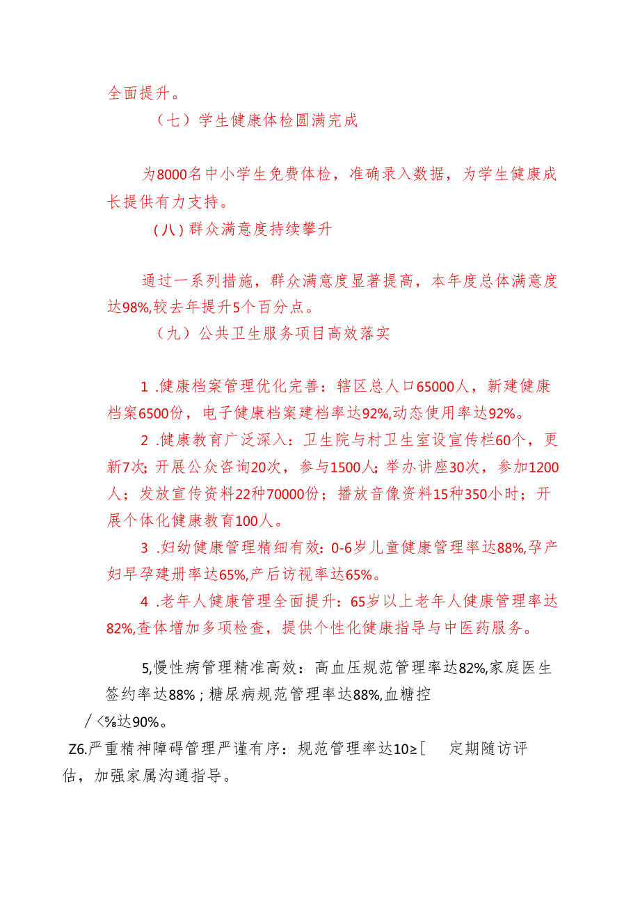 2024年卫生院工作总结及2025年工作计划（详细版）.docx_第3页
