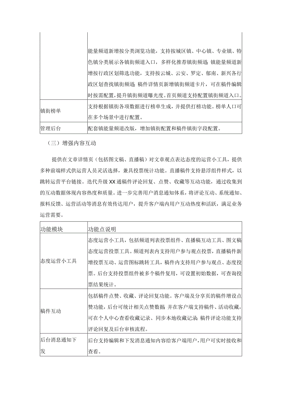 XX融媒体平台建设项目二期工程采购需求.docx_第3页