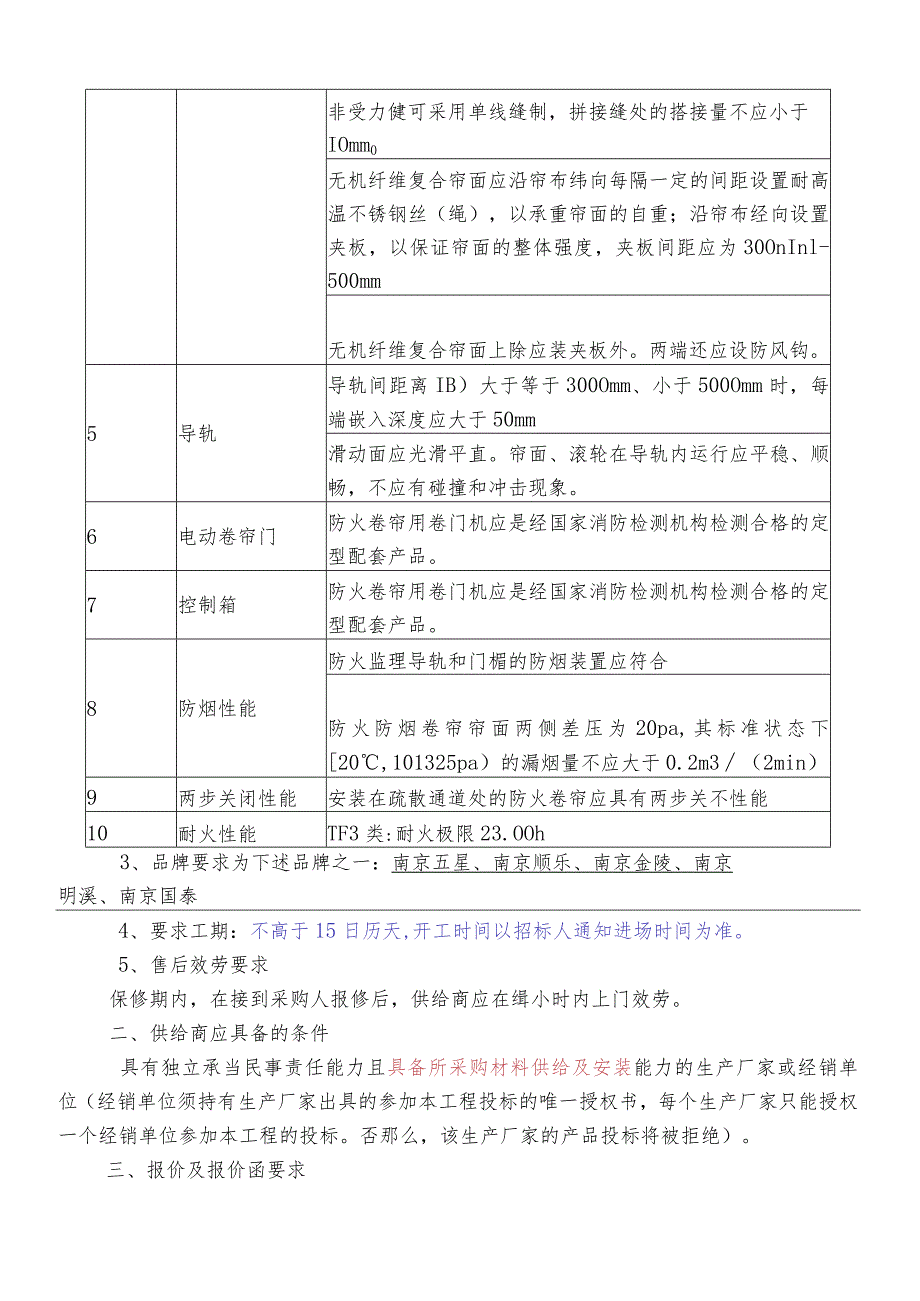 滁州市房产商务大厦防火卷帘采购及安装项目公开招标采购函.docx_第2页