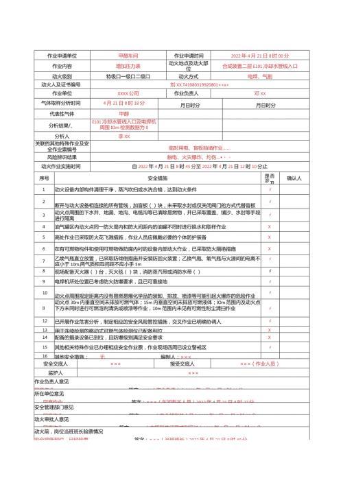 2024特殊作业票正确填写模板.docx