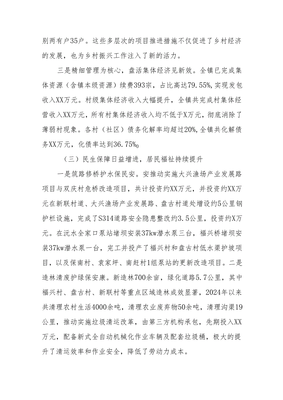 XX县XX镇2024年工作总结和2025年工作打算.docx_第3页