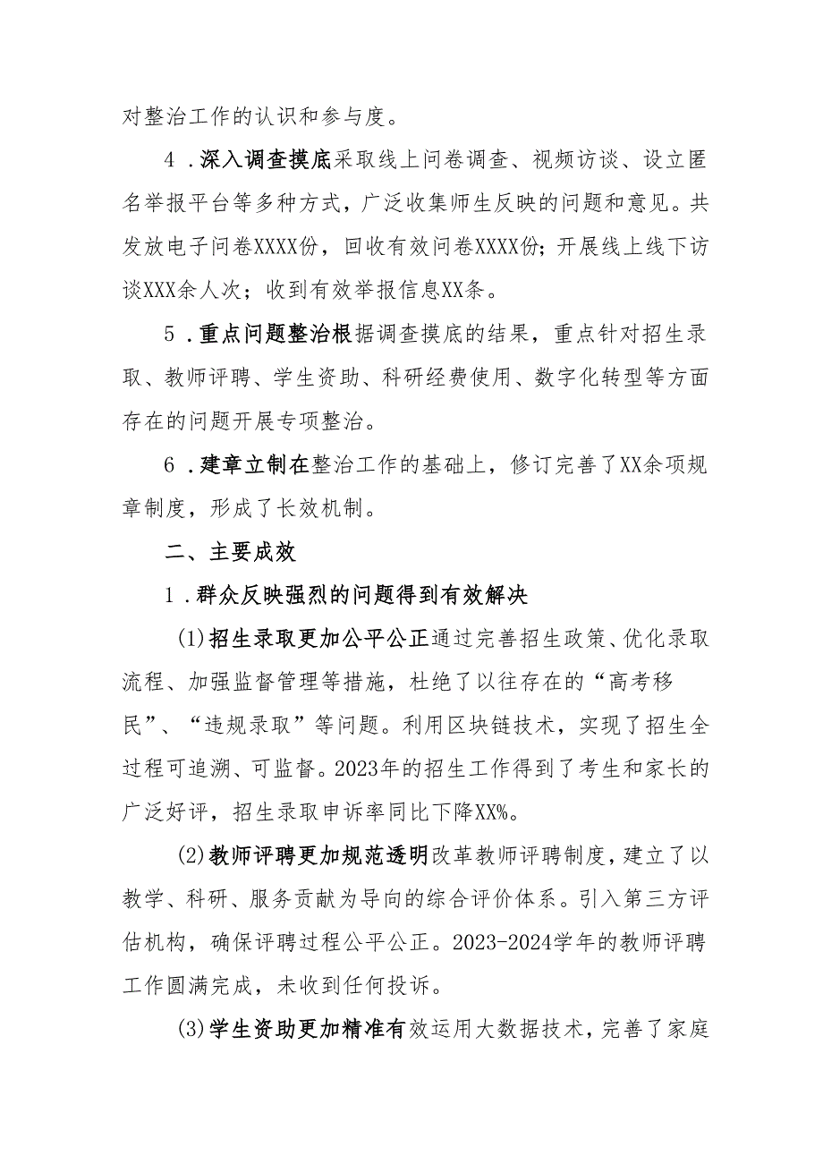 2024年新农村开展群众身边不正之风和腐败问题集中整治工作情况总结 （21份）.docx_第2页