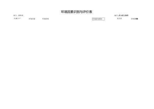 环境因素识别评价表(销售部).docx