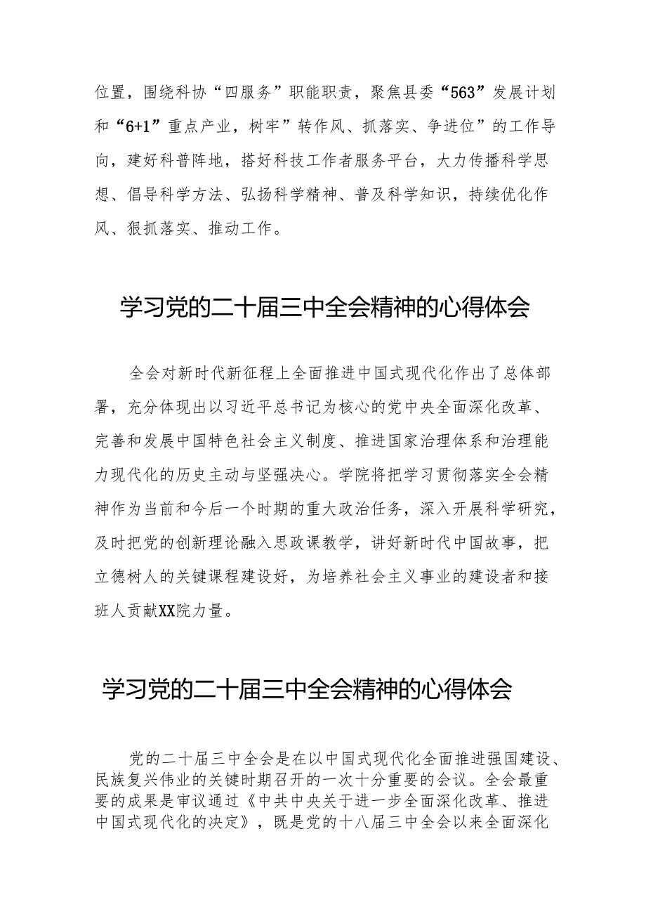 党员干部学习党的二十三中全会精神的心得体会交流发言36篇.docx_第2页