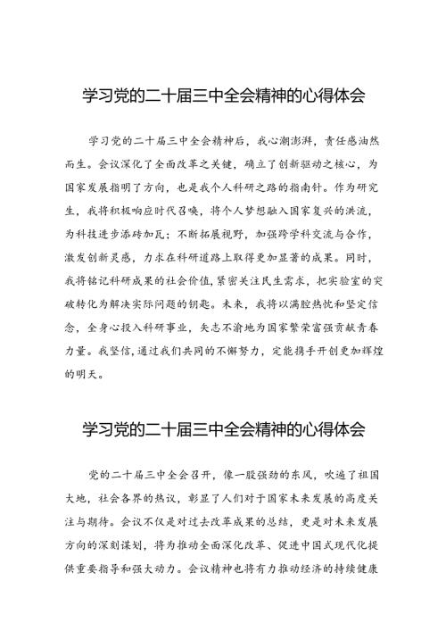 2024年学习二十三中全会精神心得感悟精选范文50篇.docx
