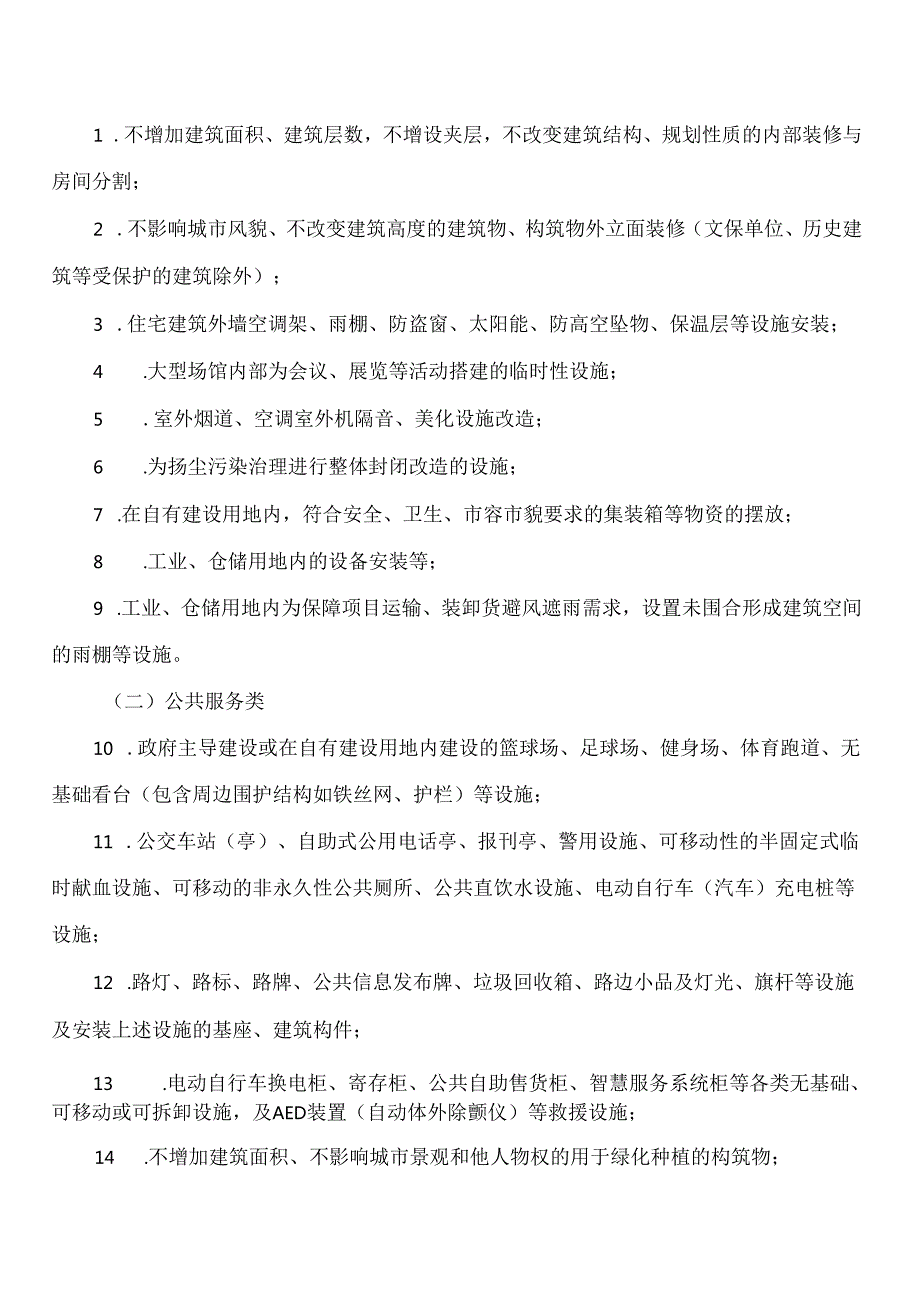 济南市自然资源和规划局关于印发《济南市建设工程规划许可豁免清单》的通知.docx_第2页