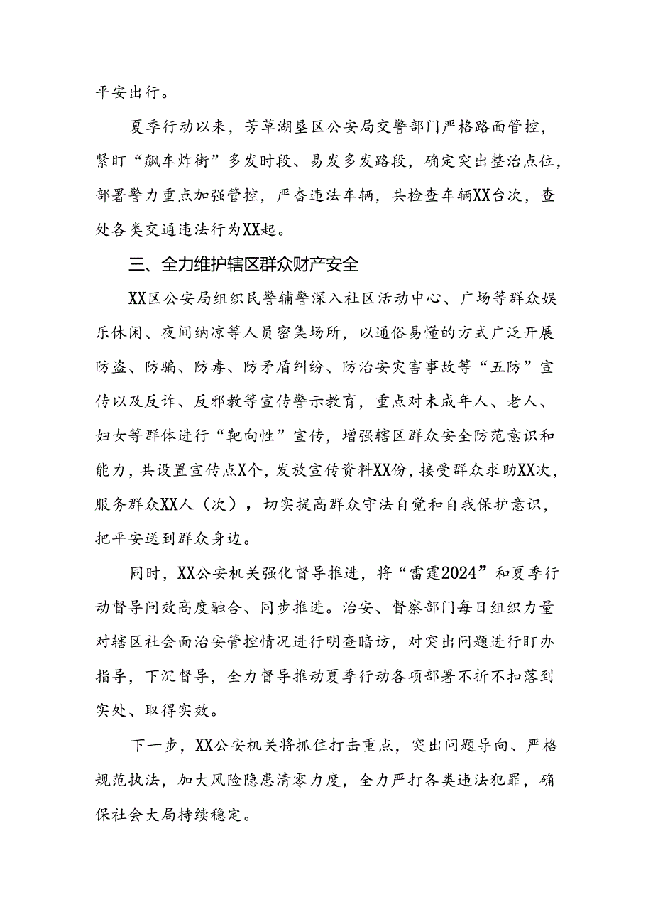 十八篇2024年夏季治安打击整治行动情况报告.docx_第3页
