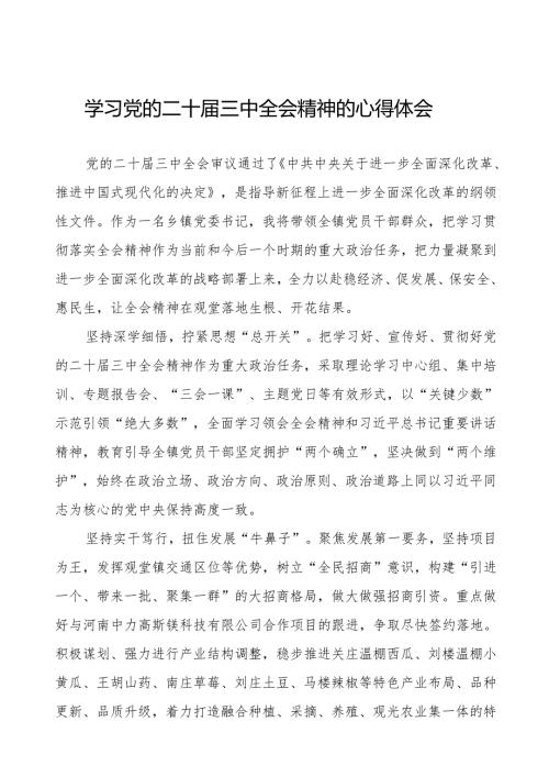 学习党的二十三中全会精神心得感悟优秀范文二十六篇.docx