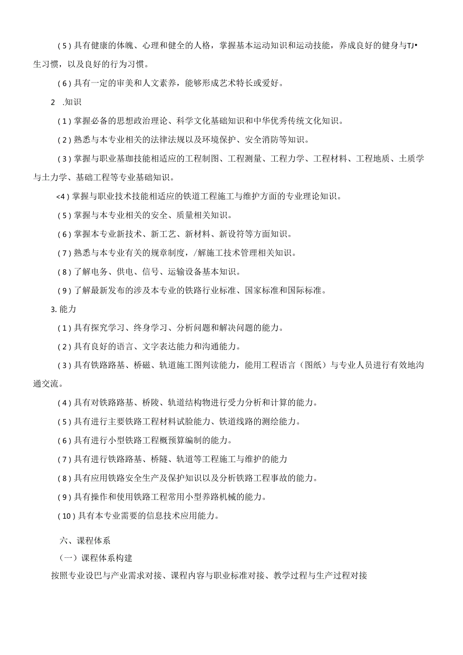 城市轨道交通工程技术专业人才培养方案.docx_第2页