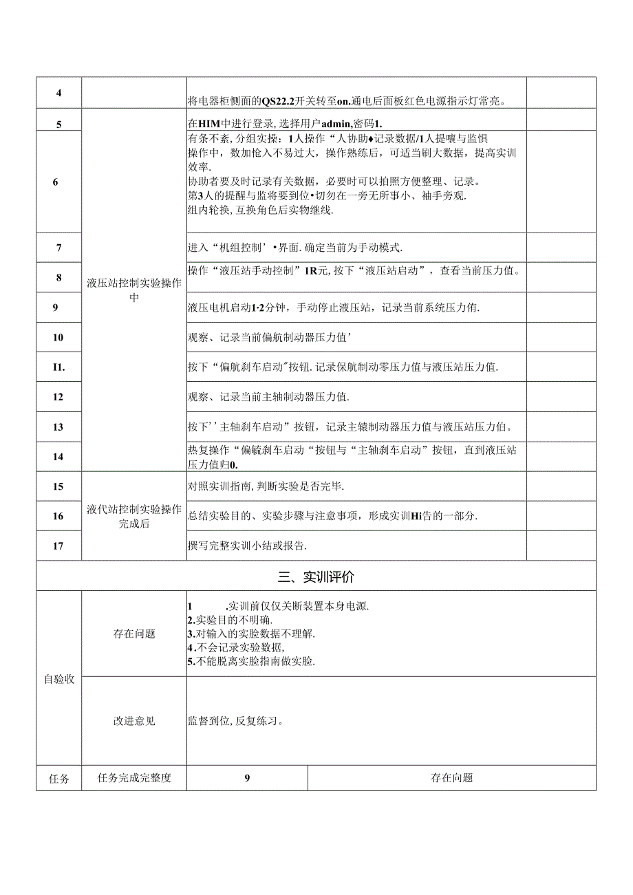 《风力发电控制综合实训》——3液压站控制实训.docx_第2页