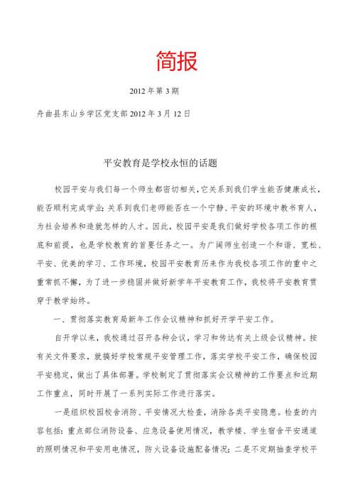 校园安全简报.docx