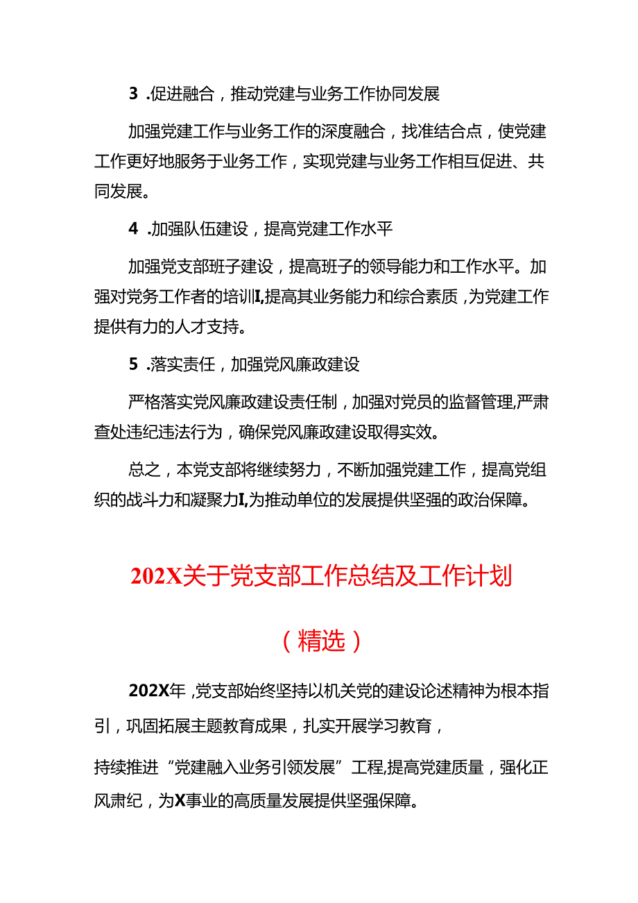 2篇党支部党建工作总结和下一步计划（精选）.docx_第3页