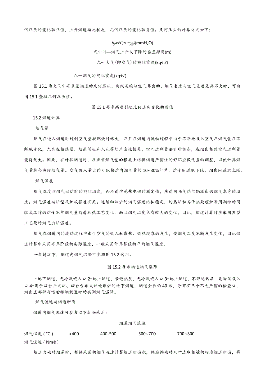 烟道阻力损失及烟囱计算1.docx_第2页