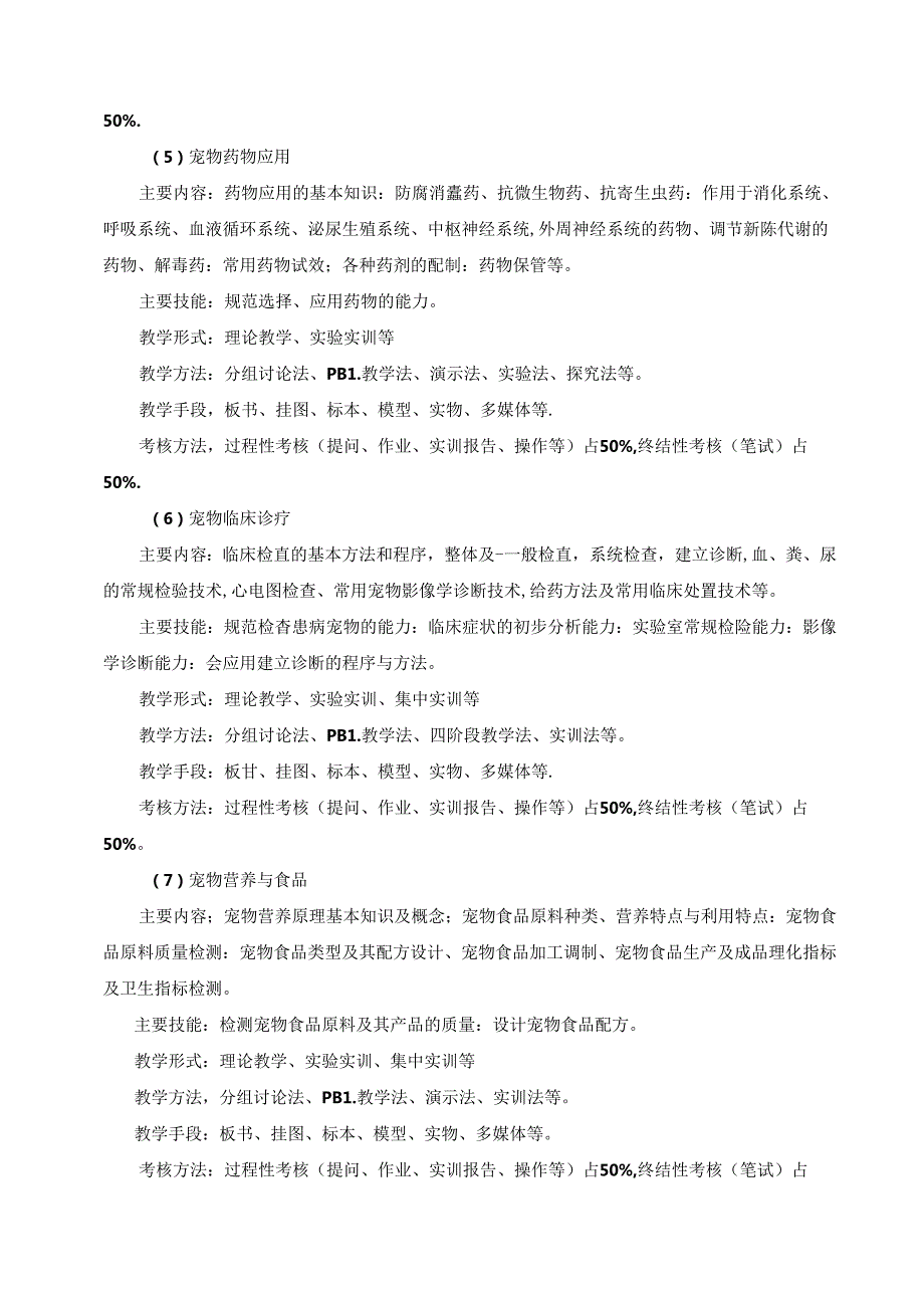 宠物医学专业人才培养方案(1).docx_第3页