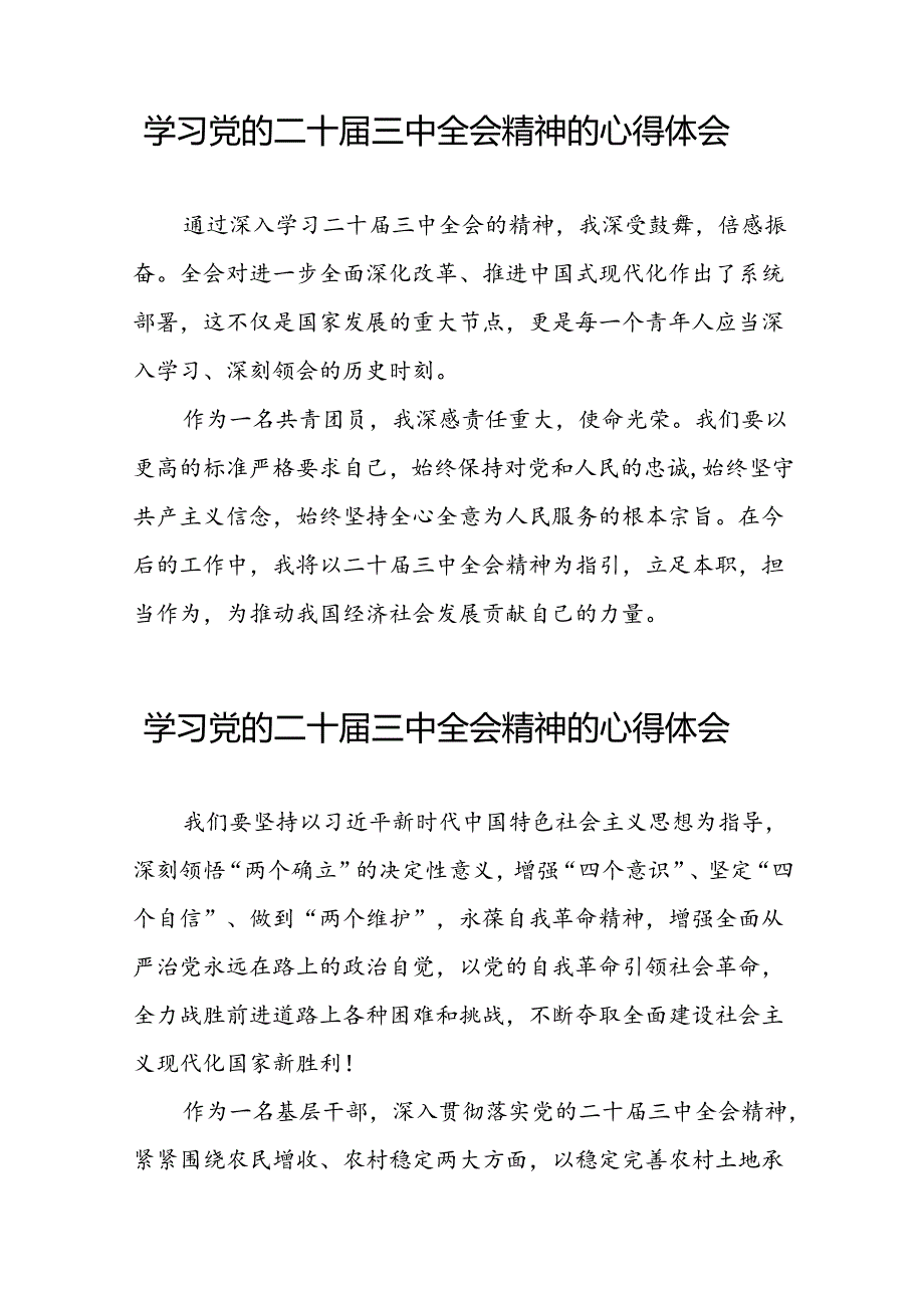 关于二十三中全会精神的心得体会发言材料四十四篇.docx_第3页
