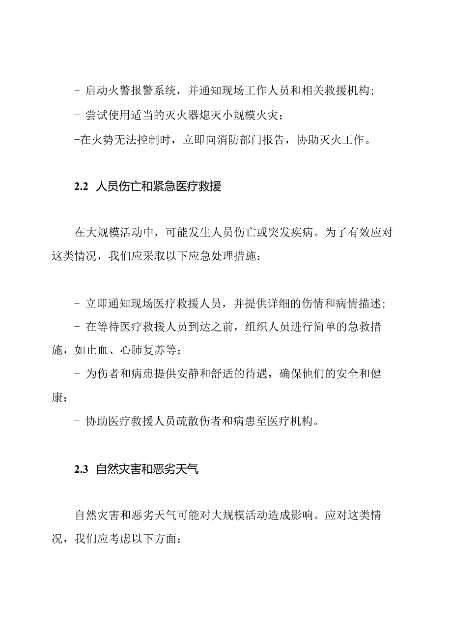 大规模活动中的应急处理预案.docx_第2页