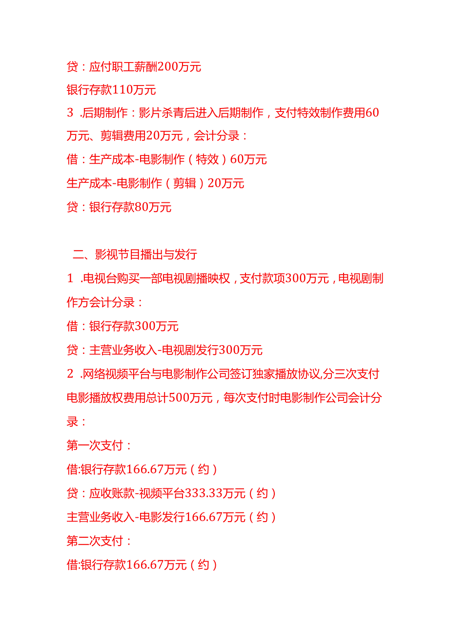 做账实操广播、电视、电影和录音录像业的会计处理实例.docx_第2页