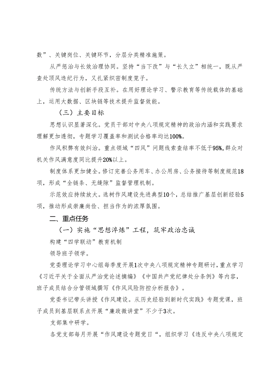 （8篇）2025年度八项规定精神学习教育实施方案.docx_第2页