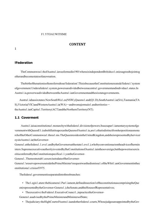 澳大利亚国家概况英文版.docx