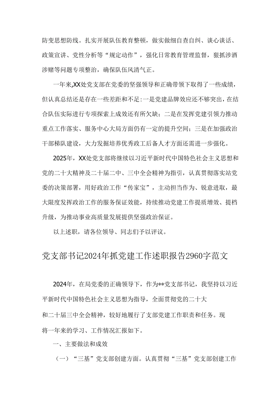2025年【两篇】党支部书记抓党建工作述职报告范文.docx_第3页