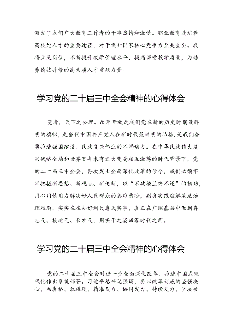(精选)学习2024年党的二十三中全会精神的心得体会三十篇.docx_第2页