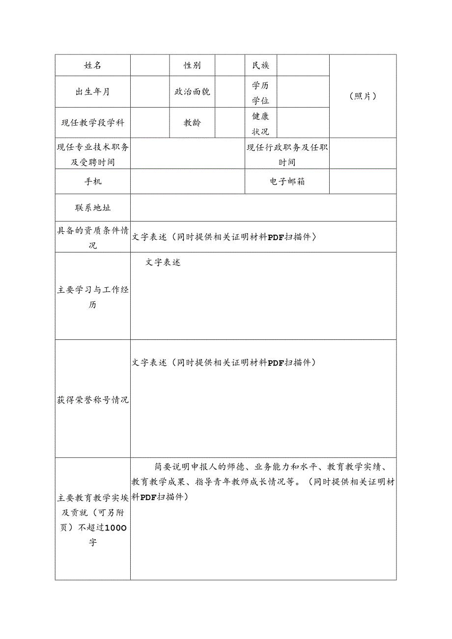 2024年凉山州中小学名师工作室成员推荐表(1).docx_第2页