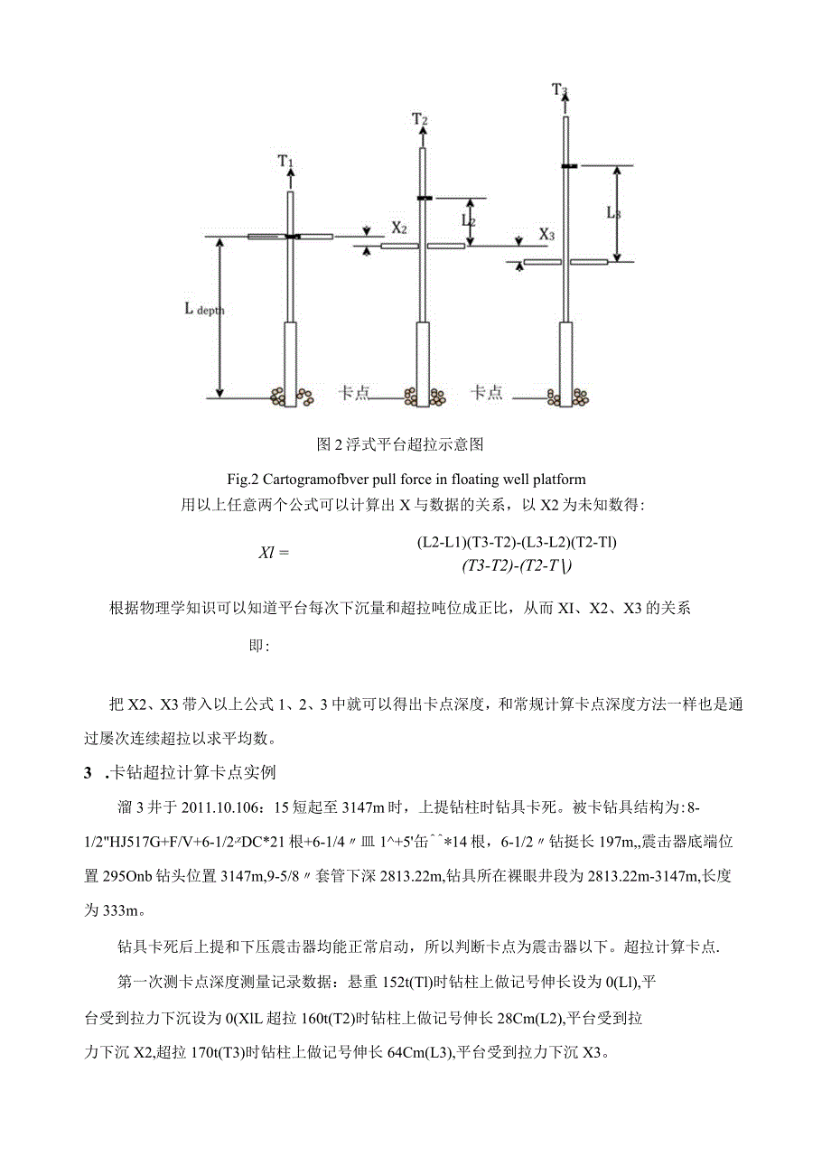 浮式钻井平台卡点深度计算分析.docx_第3页