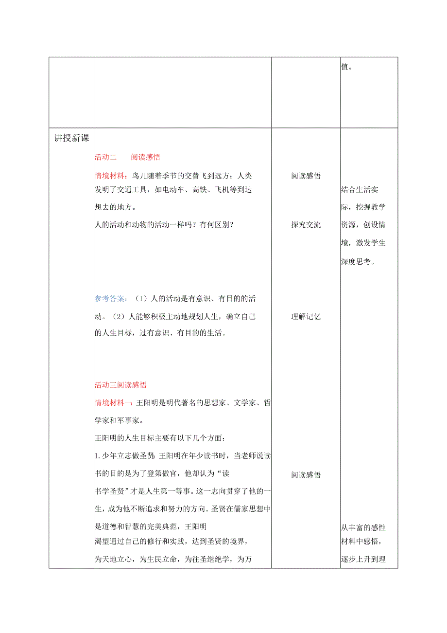 全国赛课一等奖初中统编版七年级道德与法治上册《探问人生目标》教学设计.docx_第2页