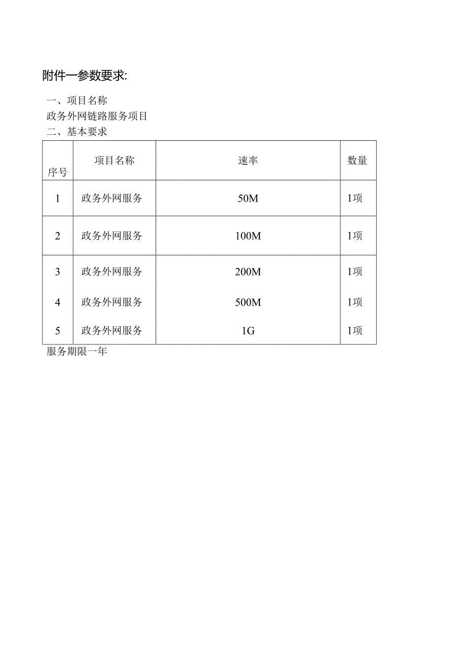 XX市中医院关于政务外网链路服务项目调研公告（2024年）.docx_第3页