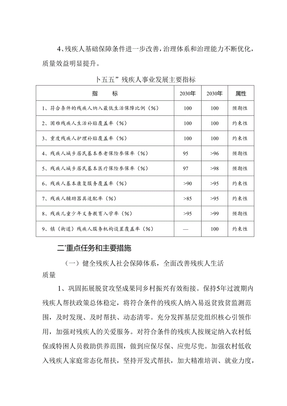 “十五五”现代残疾人事业发展规划(6).docx_第3页