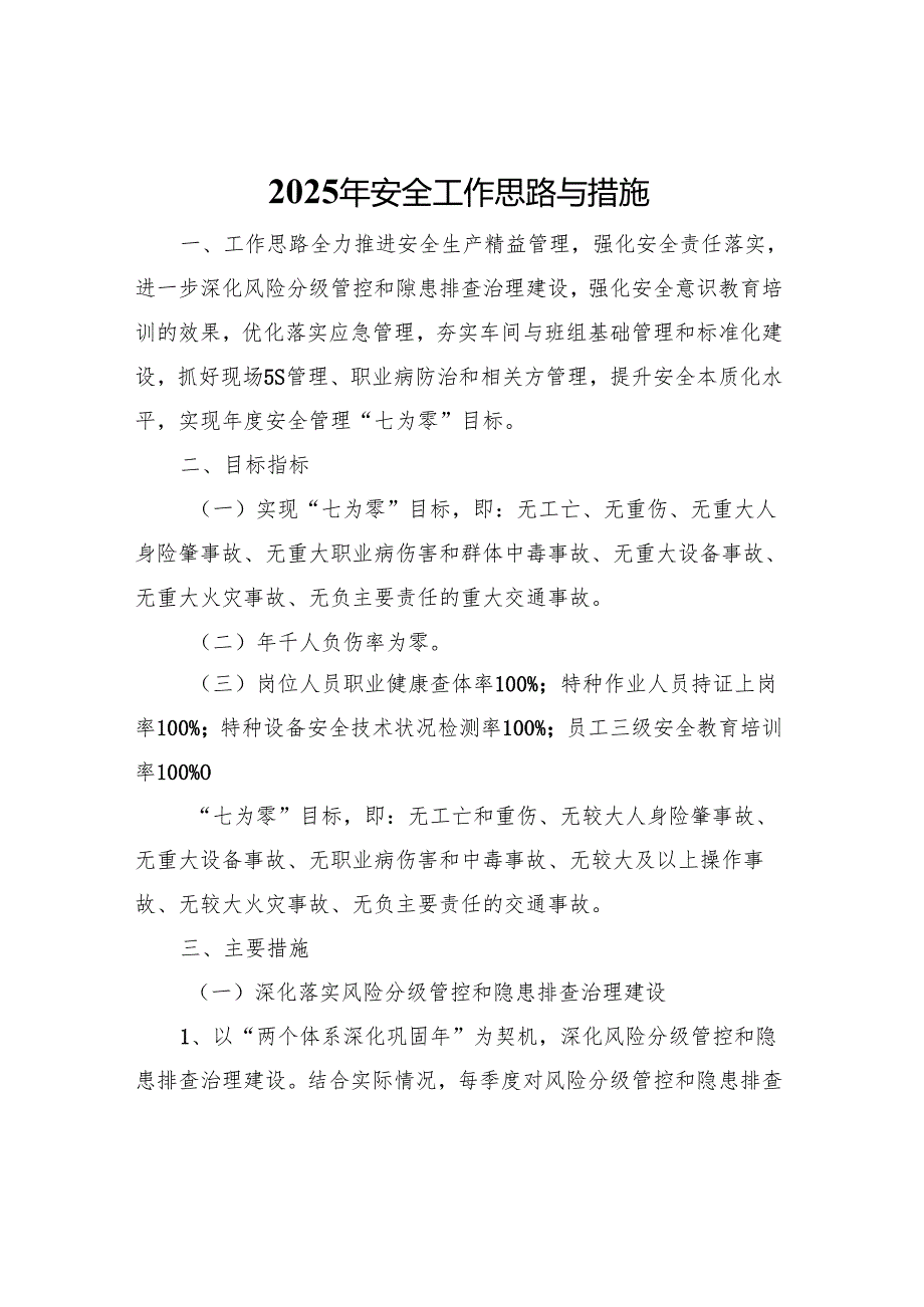 2025年安全工作思路与要点.docx_第1页