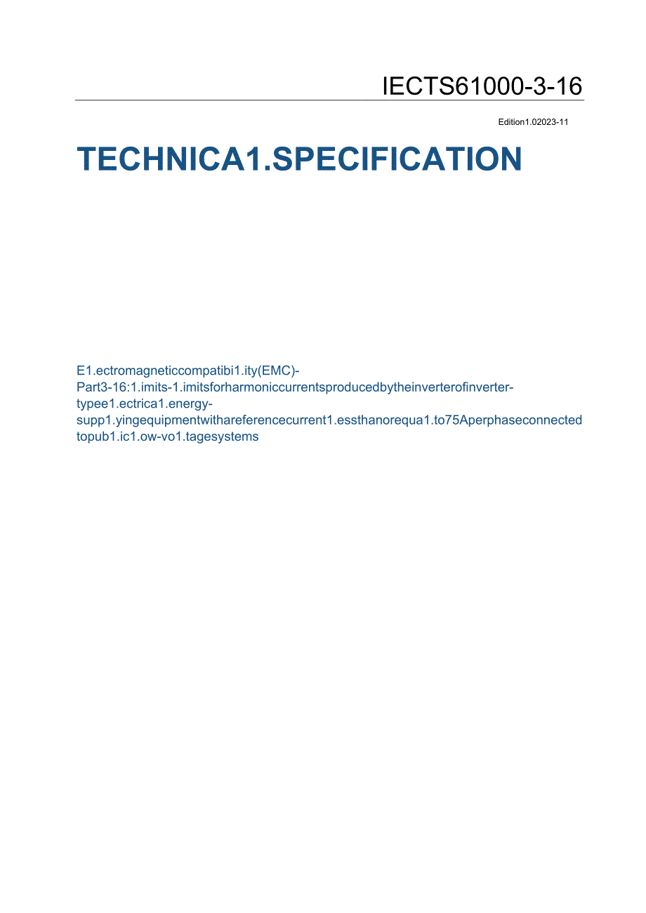 IEC TS 610003162023.docx_第1页