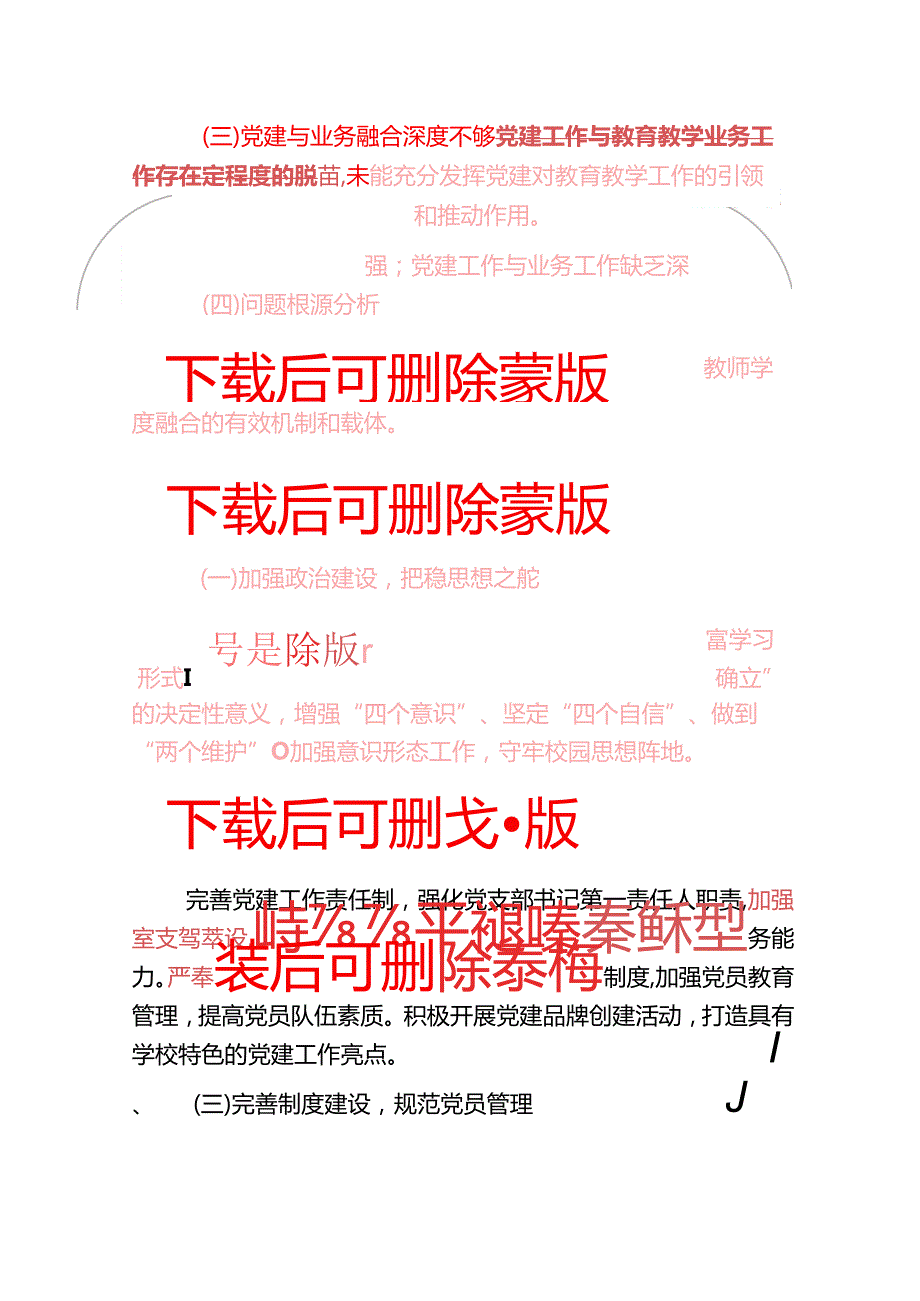 2024 年学校党建工作总结暨 2025 年工作计划（详细版）.docx_第3页
