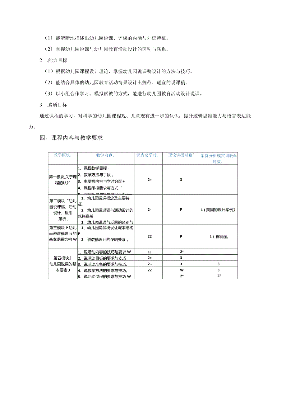 《幼儿园说课与评课》课程标准.docx_第2页
