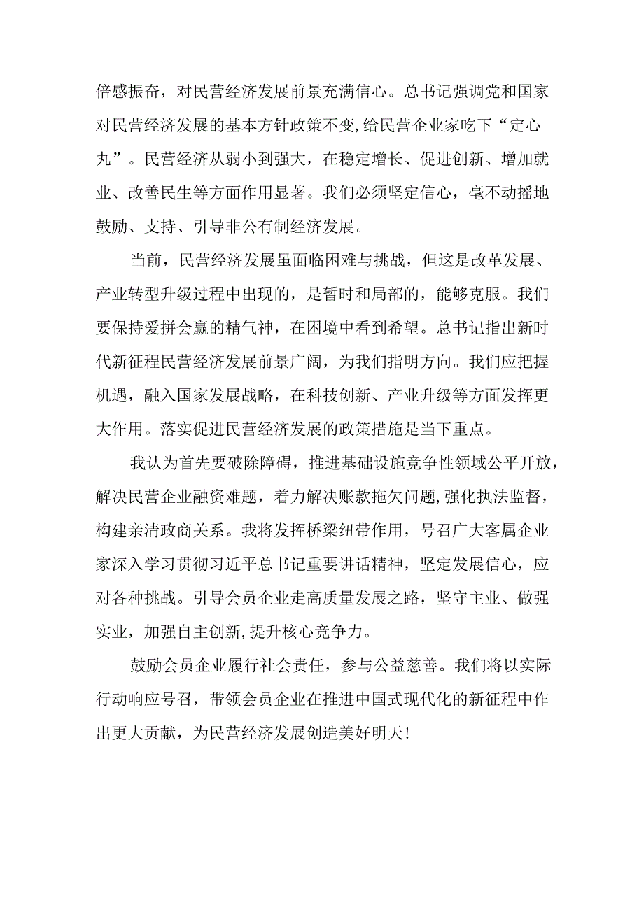 民营企业2025年学习《民营企业座谈会》个人心得体会 汇编11份.docx_第2页