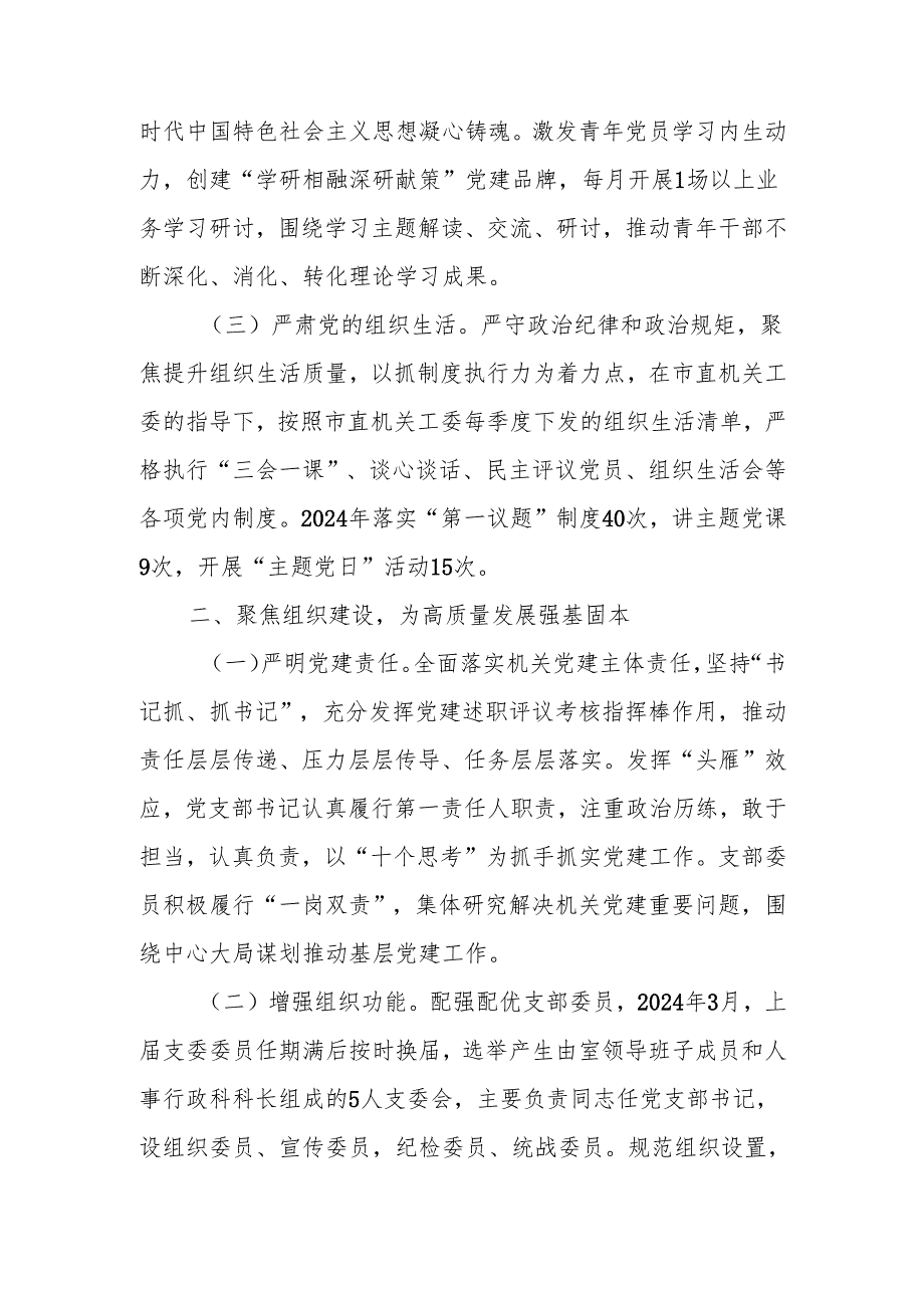 党支部2024落实全面从严治党主体责任情况报告.docx_第2页