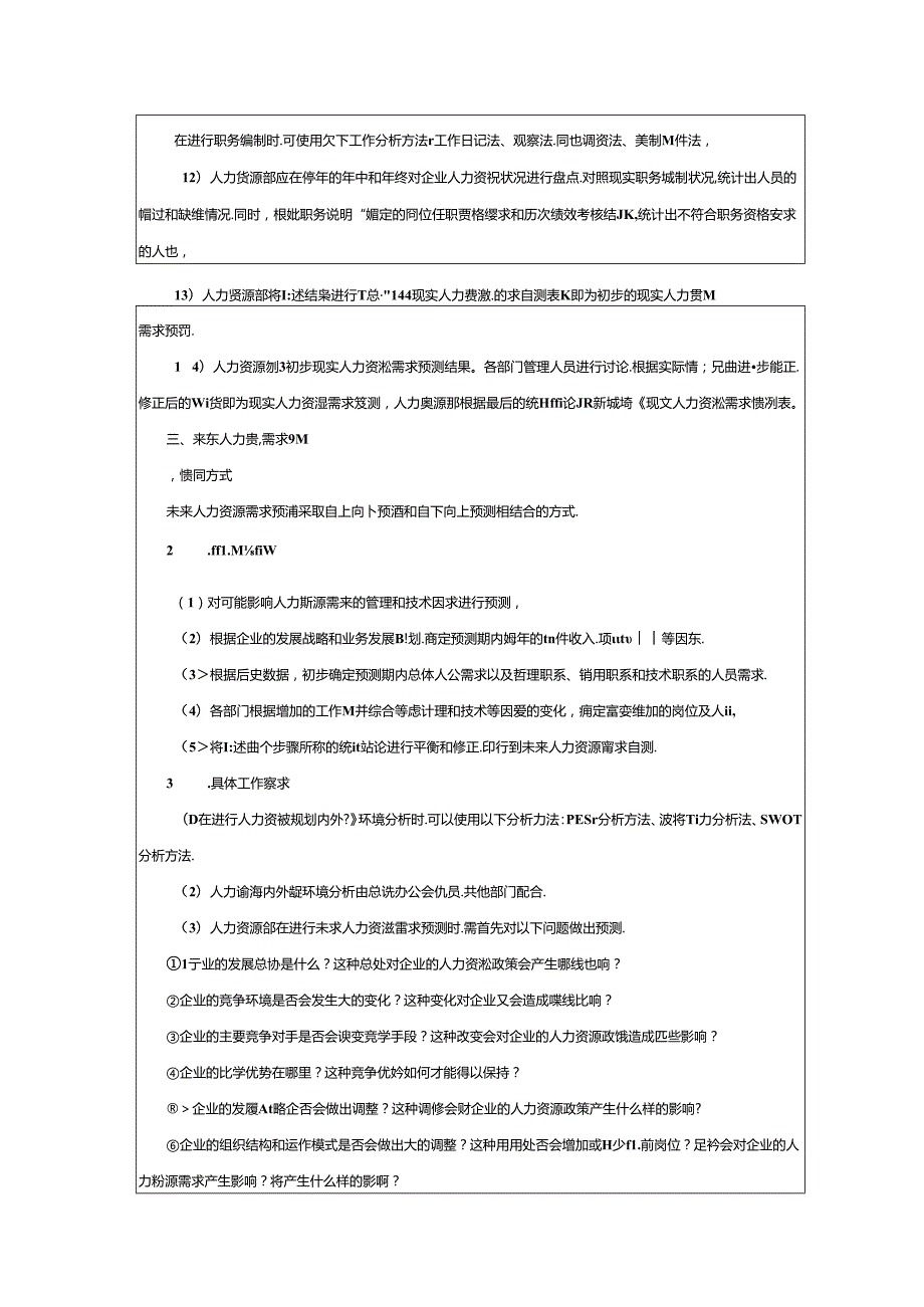 企业人事部工作人员需求预测细则与方案.docx_第2页