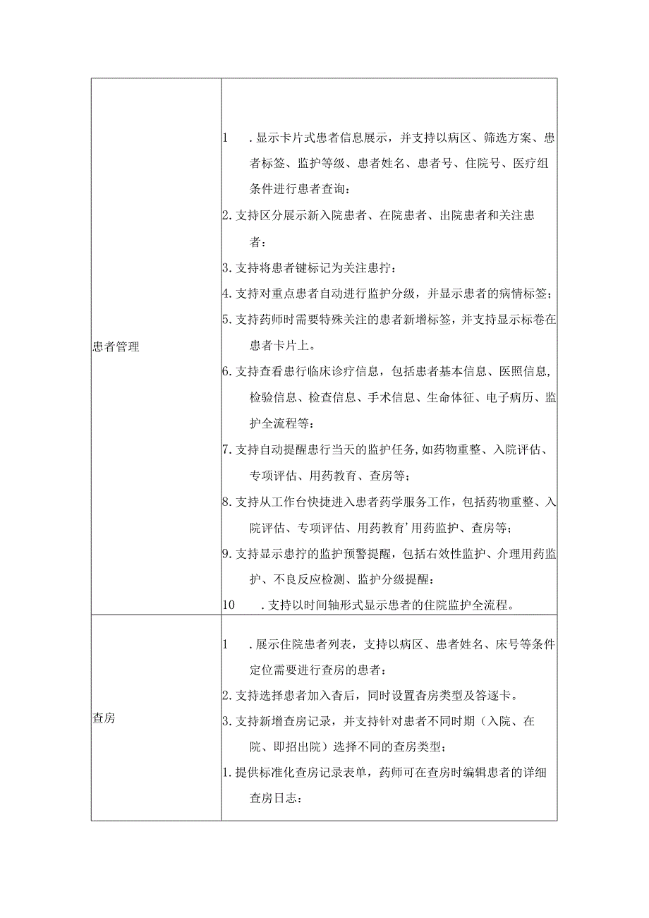 XX市XX区卫生健康局住院药学监护系统需求说明.docx_第2页