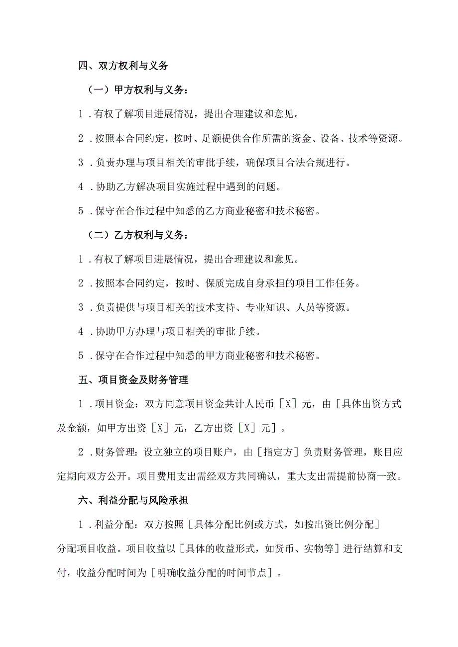 项目合作合同范本.docx_第2页