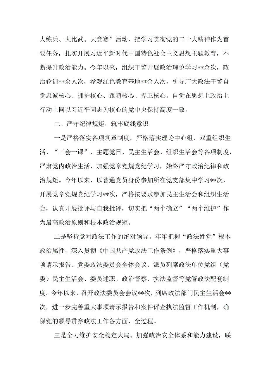 政法委书记2024述职述廉报告.docx_第2页