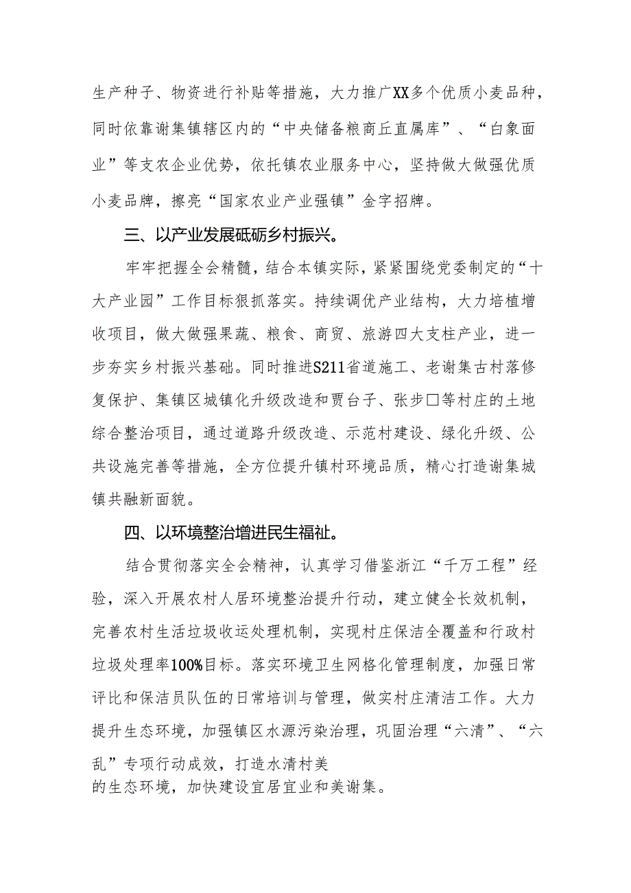 学习党的二十三中全会精神大家谈心得体会二十六篇.docx_第3页