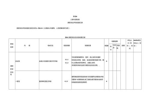 消防安全评估检查记录表.docx