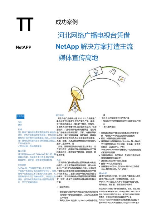 Net 客户案例 河北网络广播电视台.docx