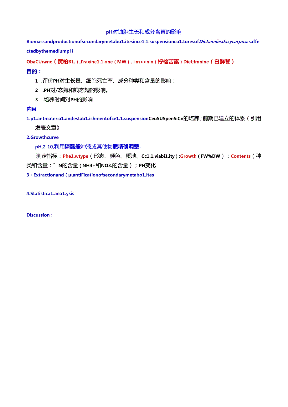 pH对细胞生长和成分含量的影响.docx_第1页