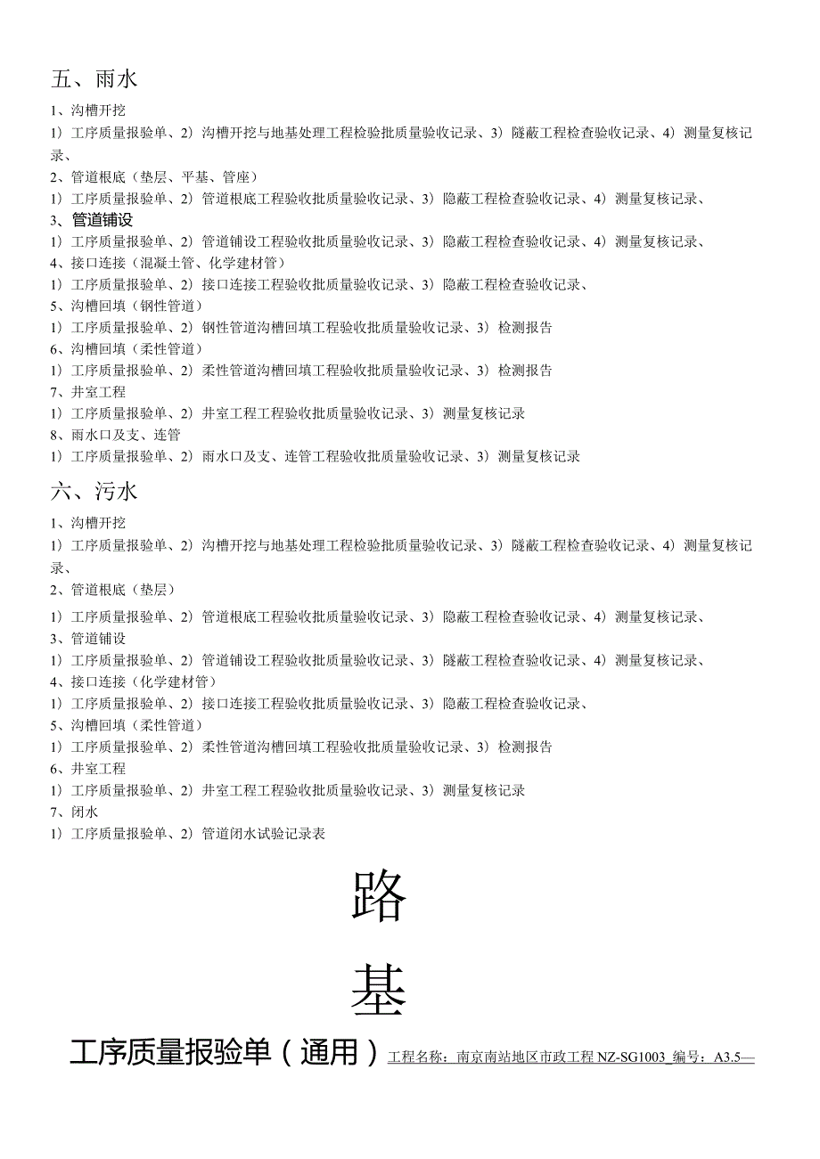 江苏省市政工程检验批资料范例.docx_第2页